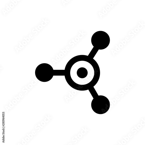Technology Connection icon vector symbol illustration