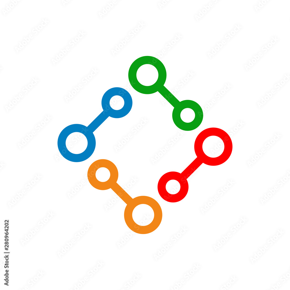 Technology Connection icon vector symbol illustration Technology Connection icon vector symbol illustration