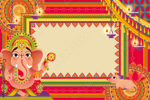 Ganesh Chaturthi background