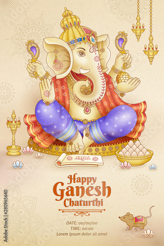 Happy Ganesh Chaturthi design