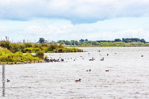 Lake Horowhenua  also known as Punahau  is located in the Horowhenua District  an area of the southern Manawatu-Wanganui region in New Zealand s North Island.