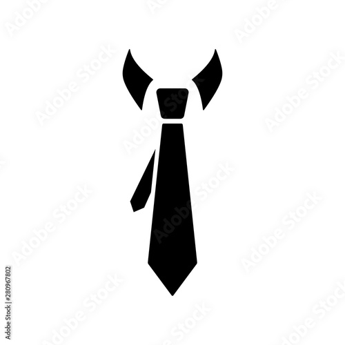 Tie symbol icon vector illustration