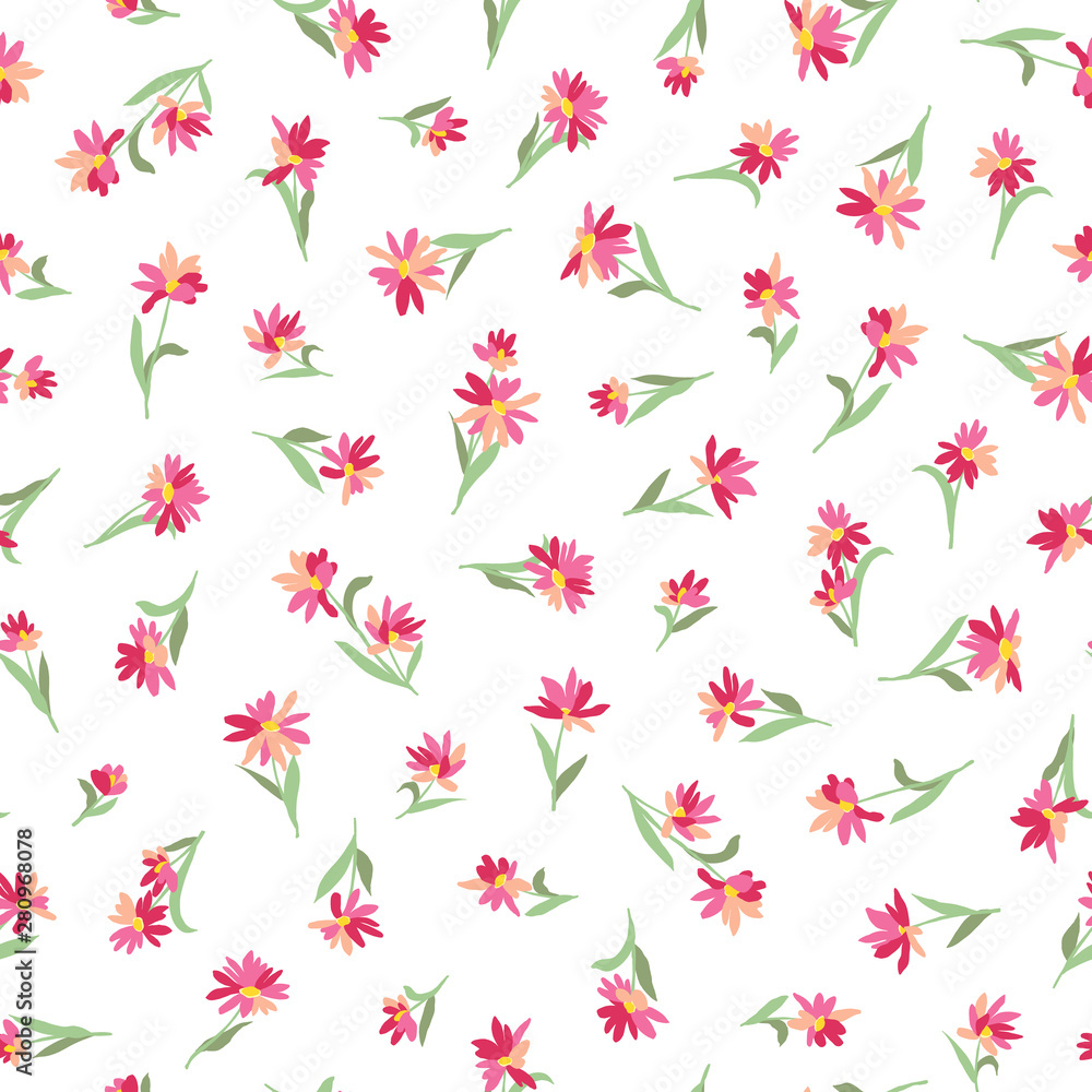 Flower seamless pattern material abstract beautifully Flower seamless pattern material abstract beautifully