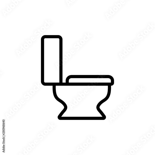 Toilet symbol icon vector illustration