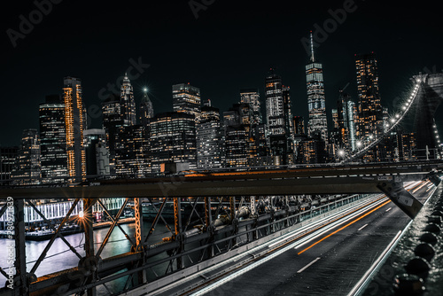 Wallpaper Mural lower Manhattan and the Brooklyn Bridge Torontodigital.ca