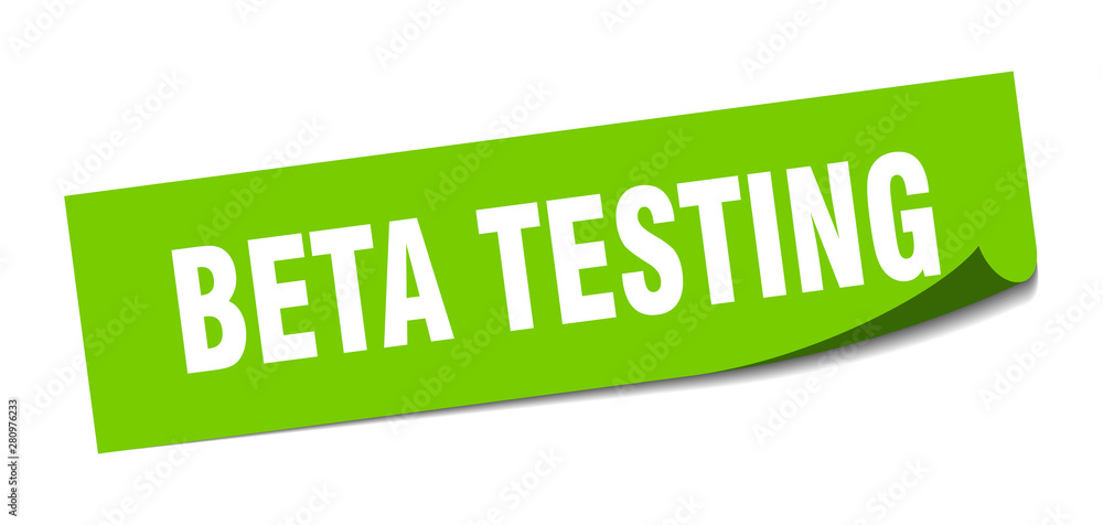 beta testing sticker. beta testing square isolated sign. beta testing beta testing sticker. beta testing square isolated sign. beta testing