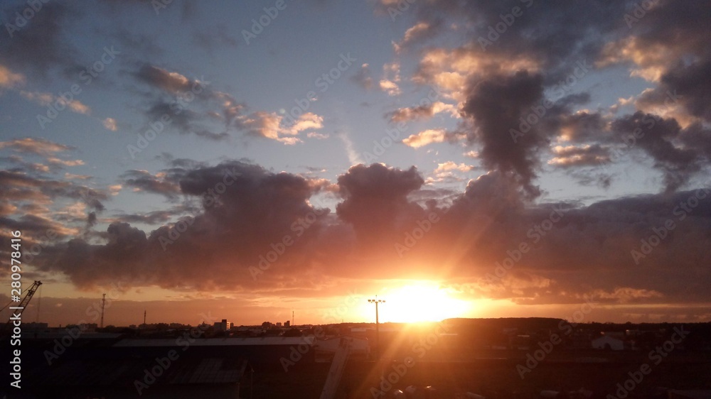 Obraz premium sunset over sea