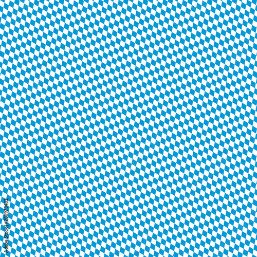 seamless blue white checkered Oktoberfest background