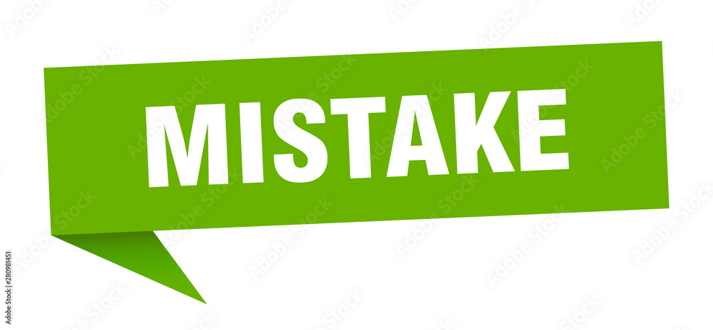 mistake mistake