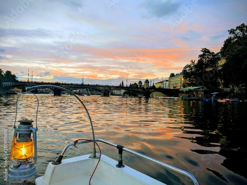 Vltava river in Prague