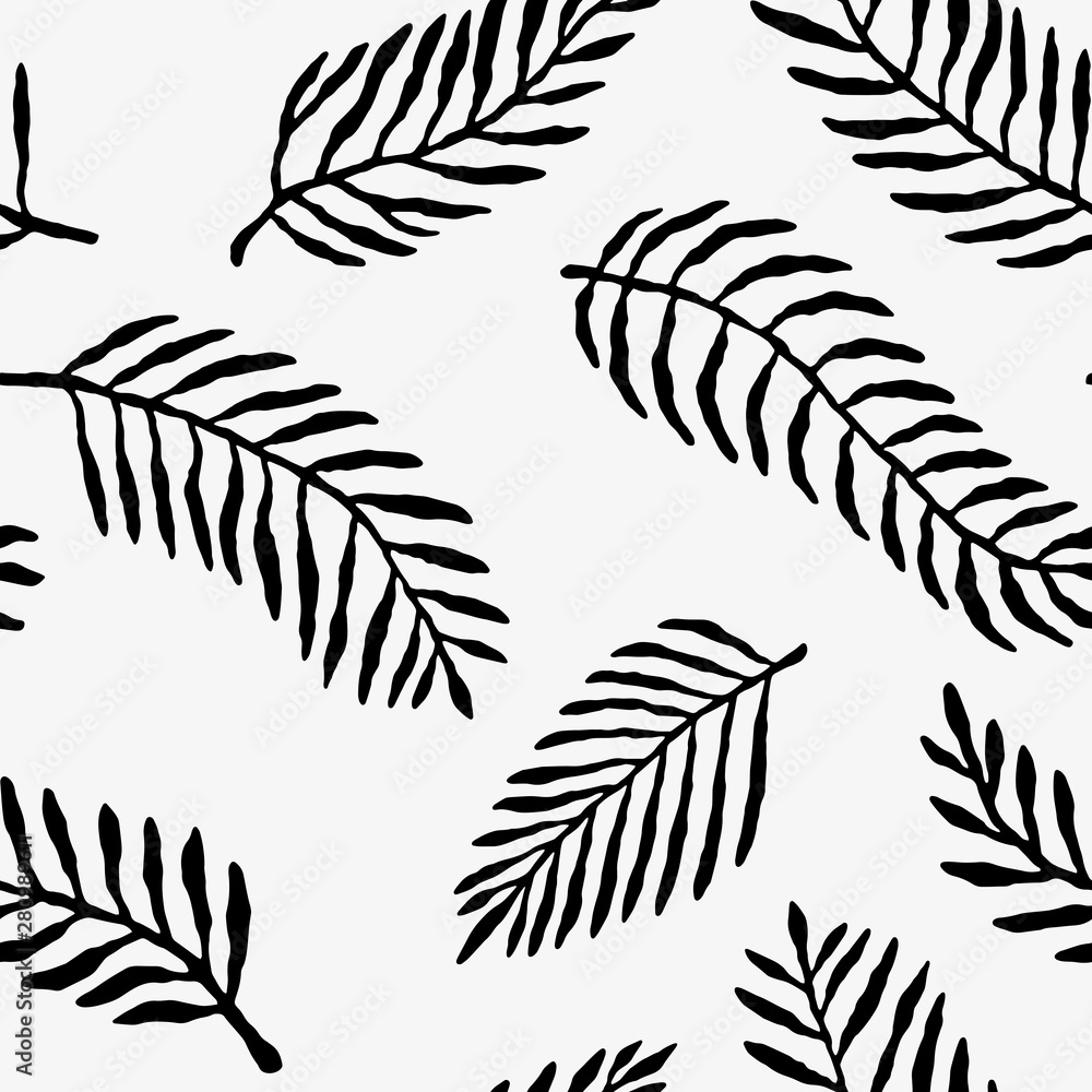 Abstract leaf seamless repeat pattern. Vector illustration background. For print, textile, web, home decor, fashion, surface, graphic design Abstract leaf seamless repeat pattern. Vector illustration background. For print, textile, web, home decor, fashion, surface, graphic design