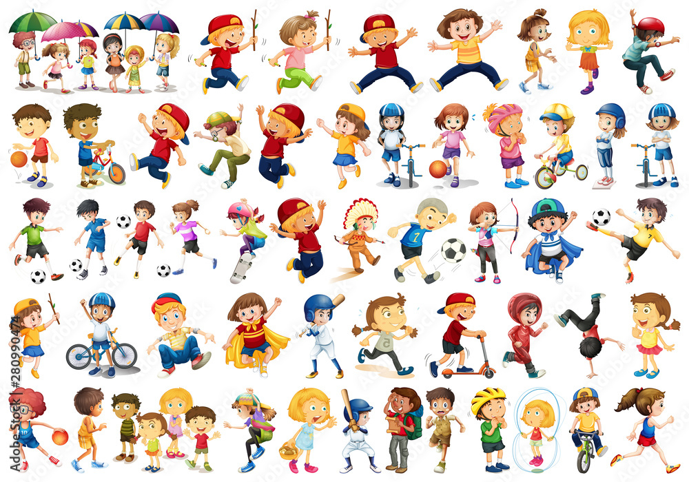 collection of people set collection of people set