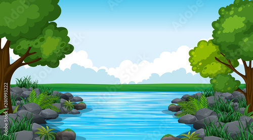 Empty background nature scenery