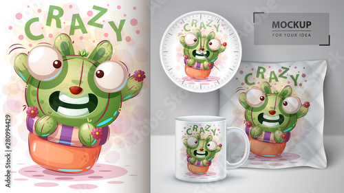 Rabbit cactus - mockup for your idea
