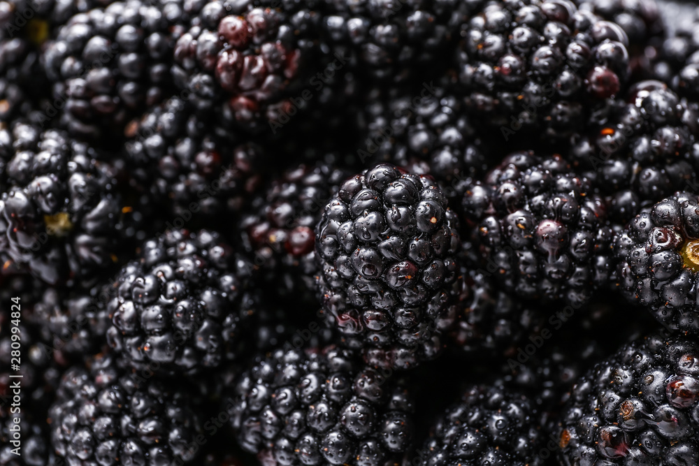 Ripe tasty blackberry as background Ripe tasty blackberry as background