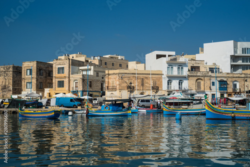 Beautiful fishing village in Malta