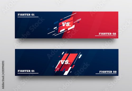 VS. Versus Board of rivals, with space for text. vector illustration. Grey vs banner. football, basketball, soccer screen. vector illustration. yellow. in dark background