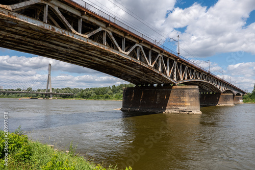 Poniatowski Bridge on Vistula River in Warsaw © Artur Bogacki