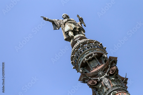 Columbus Monument in Barcelona