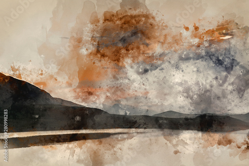 Digital watercolour paintin...