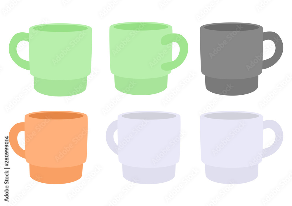 マグカップ イラストセット Stock Vector Adobe Stock マグカップ イラストセット Stock Vector Adobe Stock
