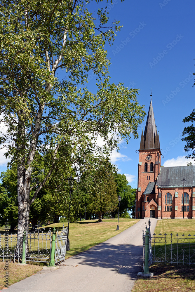 Die Kirche von Alnö in Schweden