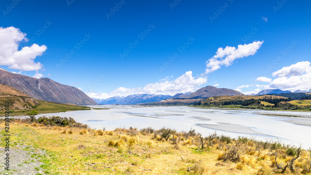 Obraz premium beautiful landscape in the south part of New Zealand