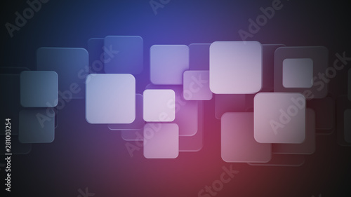 Overlapping purple squares ...