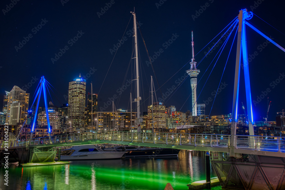 Auckland City At Night
