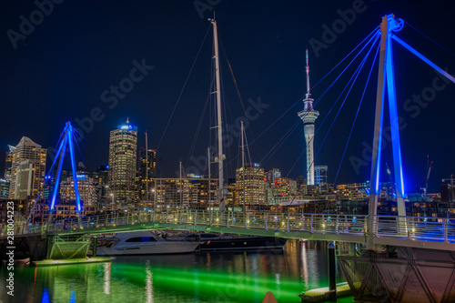 Auckland City At Night