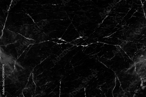 Wallpaper Mural Black marble, Abstract natural marble black and white pattern for background and design. Torontodigital.ca