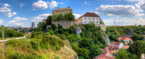 Принти на полотні Der Burgberg von Veszprem, Ungarn