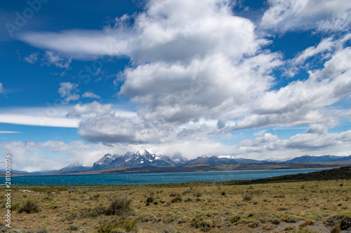 clouds over mountains and lakes in Patagonia © Keith