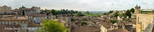 panorama of the landscape around St. Emillion, France photo