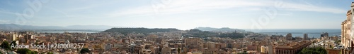 panorama of the city of Cagliari, Sardinia