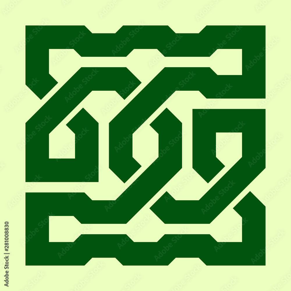 Celtic knot. Abstract ornament. Vector illustration. Celtic knot. Abstract ornament. Vector illustration.