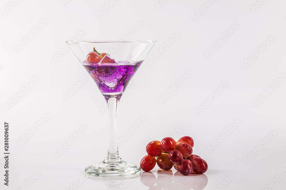 Grape juice isolated on white background Grape juice isolated on white background