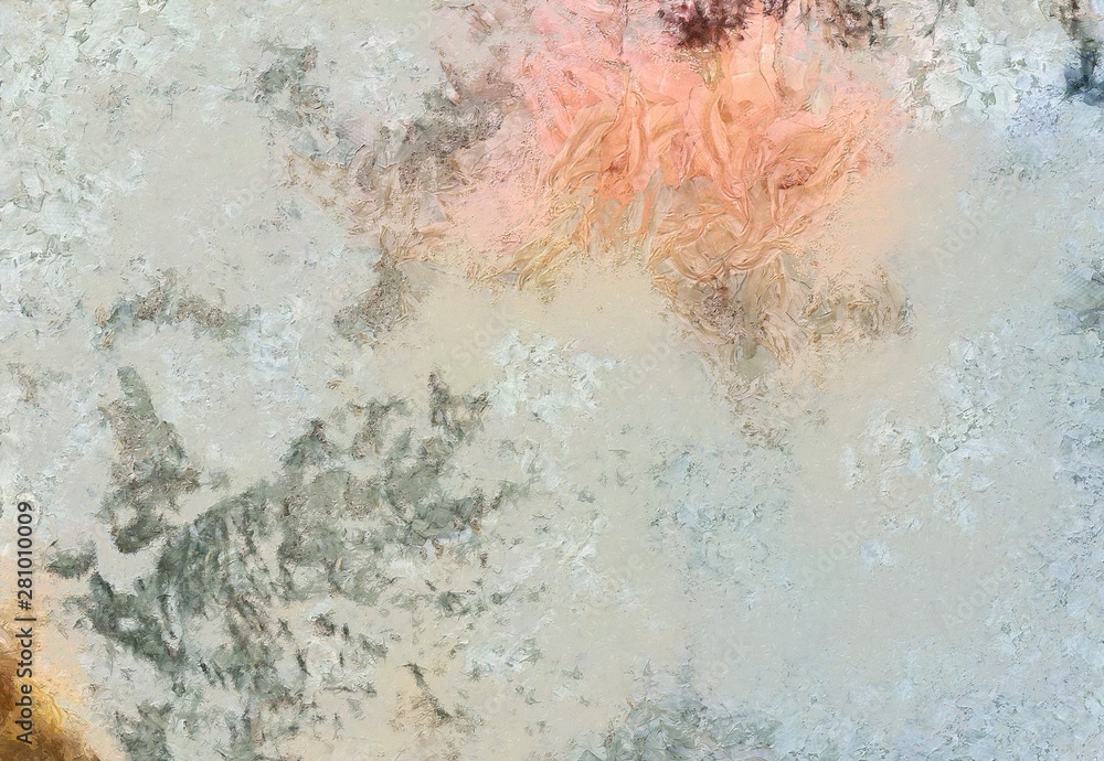 Fototapeta premium Abstract grunge background. Dirty style pattern. Simple painting art template with large textured brush strokes. Colorful pretty texture drawing by hand. Digital indigo wallpaper. Vintage backdrop.