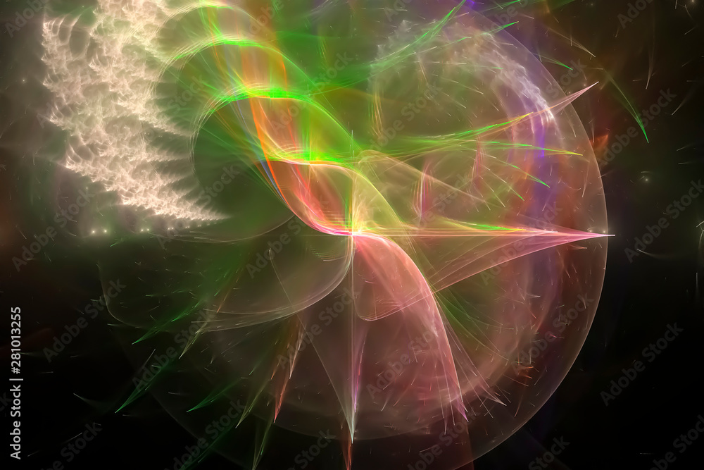 Fototapeta premium abstract digital fractal fantasy design creative 