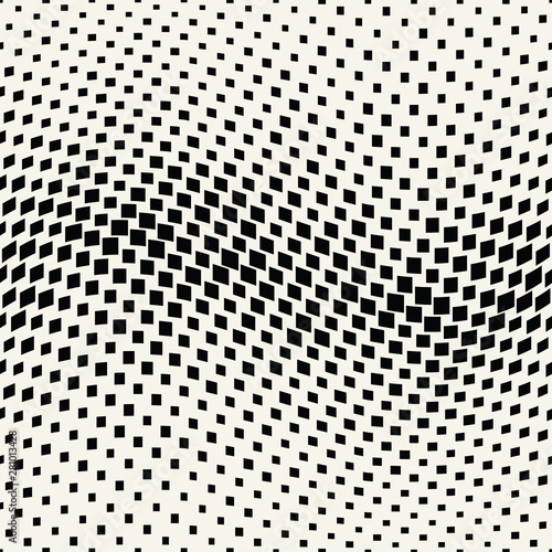 abstract geometric square halftone fading gradient pattern