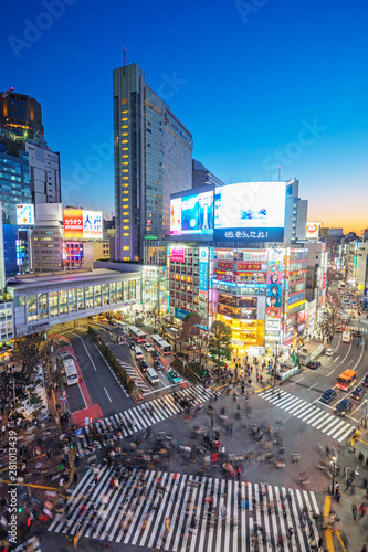 Shibuya crossing, Tokyo, Japan
