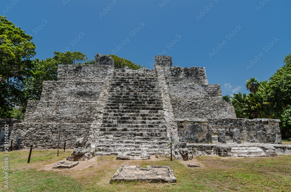 Archaeological Site of El Meco, Cancún, México