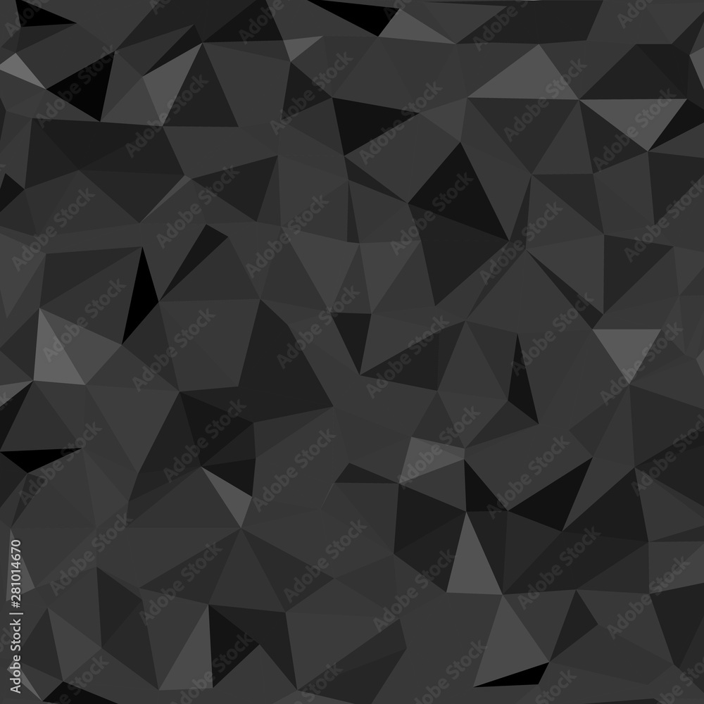 Black abstract low-poly. Vector 3D design template. Stylish modern background. Black abstract low-poly. Vector 3D design template. Stylish modern background.