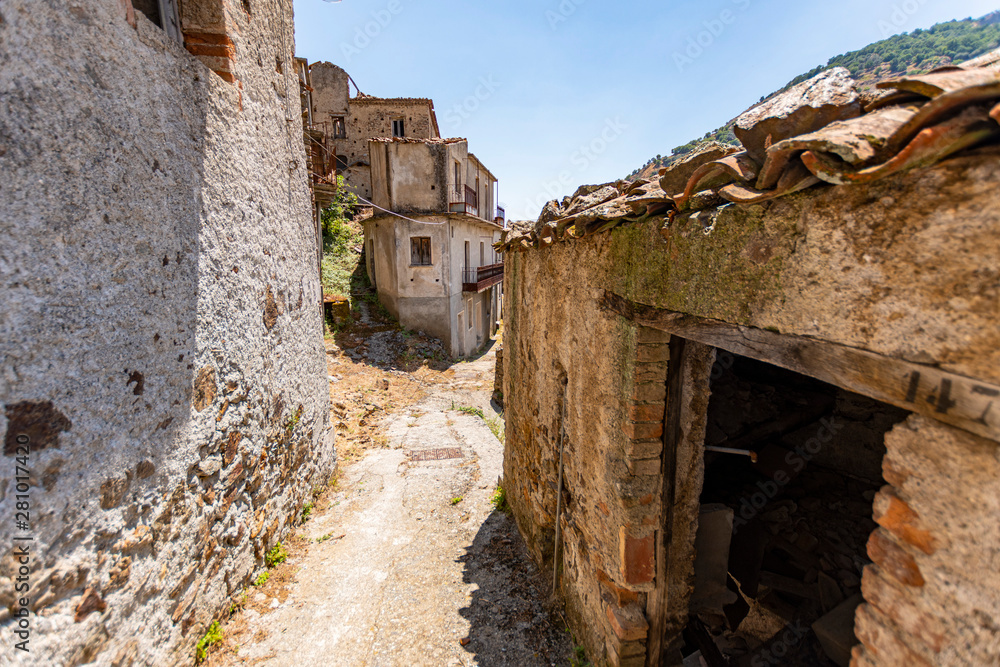 roghudi vecchio Stock Photo Adobe Stock