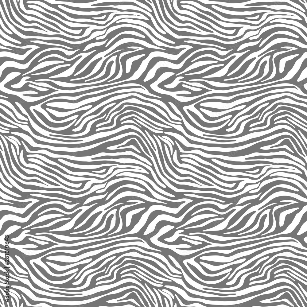 Zebra seamless pattern. Animal print