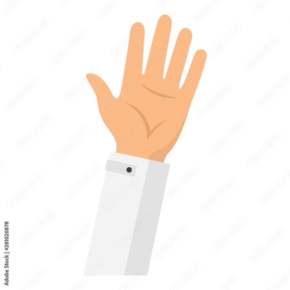 Father hand icon. Flat illustration of father hand vector icon for web design Father hand icon. Flat illustration of father hand vector icon for web design
