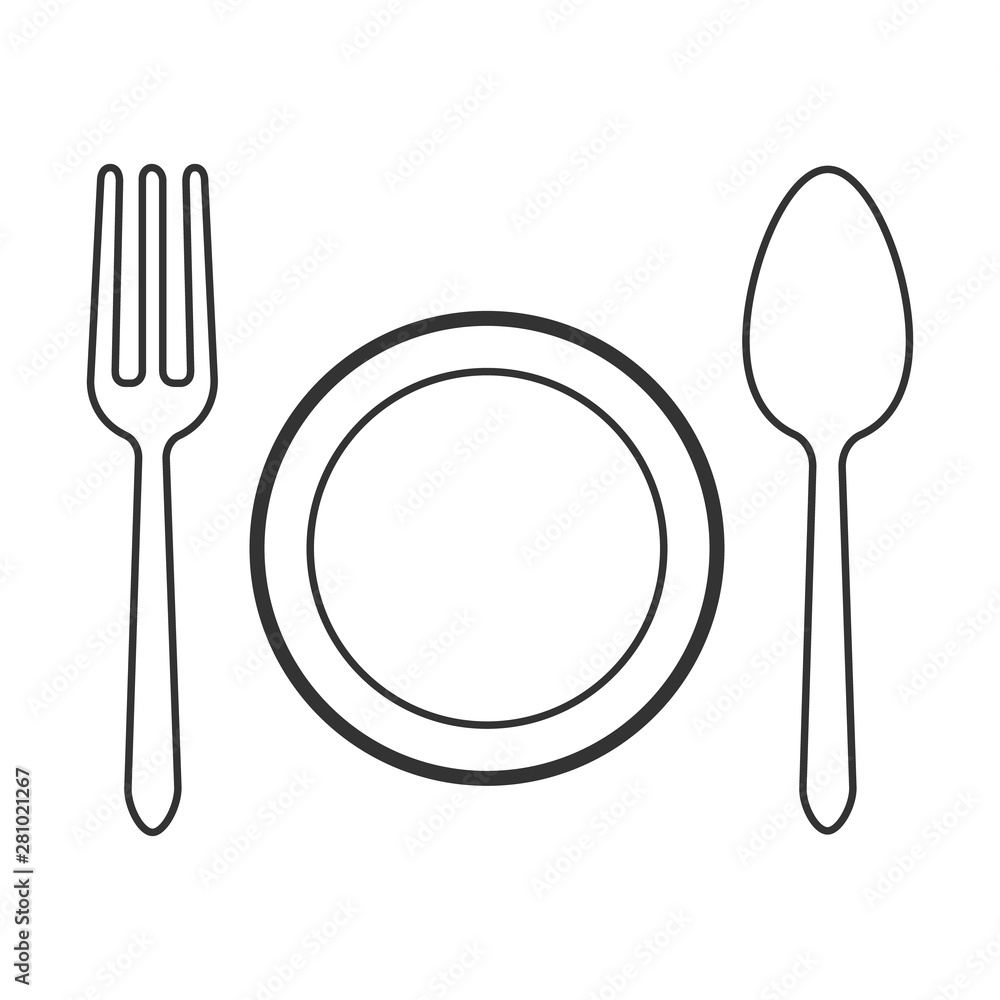 Kitchen equipment. Cutlery set vector illustration Kitchen equipment. Cutlery set vector illustration