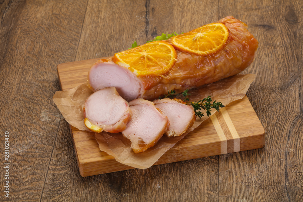 Chicken roll with orange Chicken roll with orange