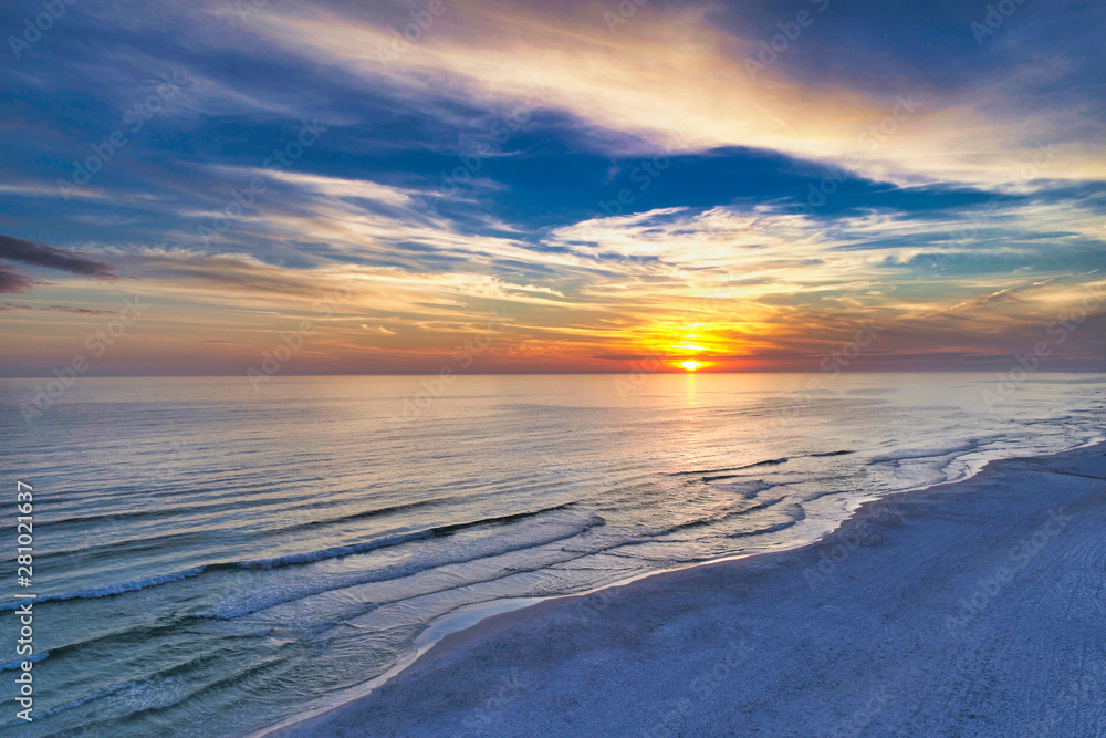 Sunset at Santa Rosa Beach, Florida
