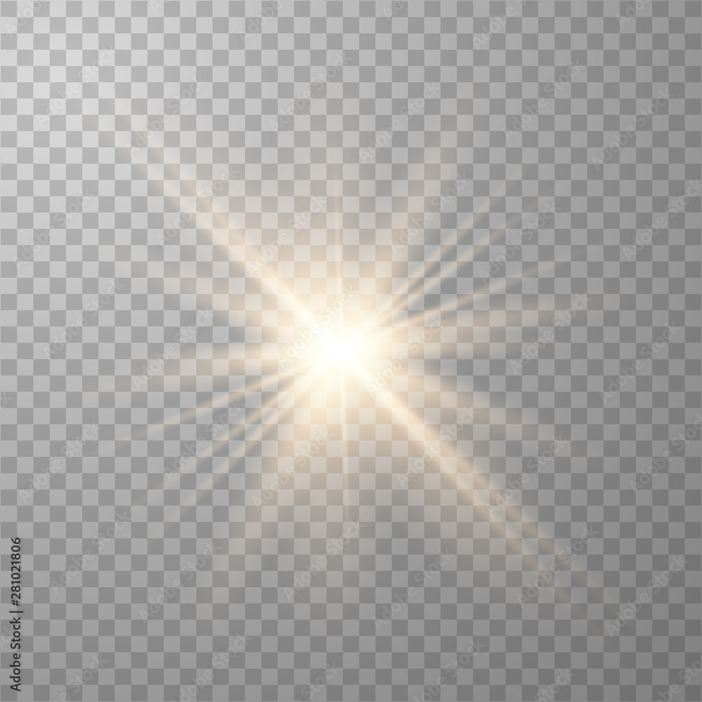 Glow light effect. Glow light effect.